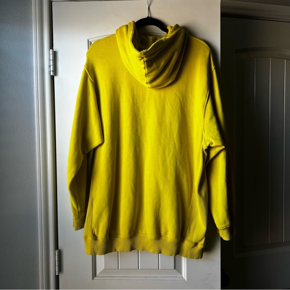 Aerie Bright Yellow Hooded Sweatshirt Medium - Picture 7 of 7